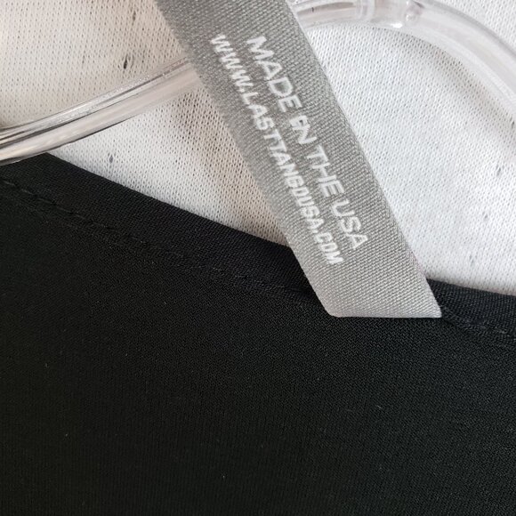 Last Tango Tunic Dress Layered Black 3/4 Sleeve Versatile size XL Minimalist - Picture 11 of 11